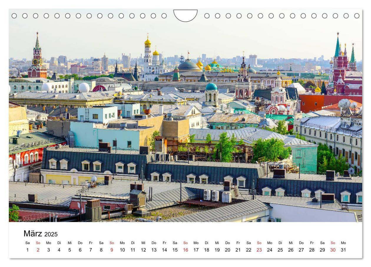 Bild: 9783435320448 | Moskau City (Wandkalender 2025 DIN A4 quer), CALVENDO Monatskalender