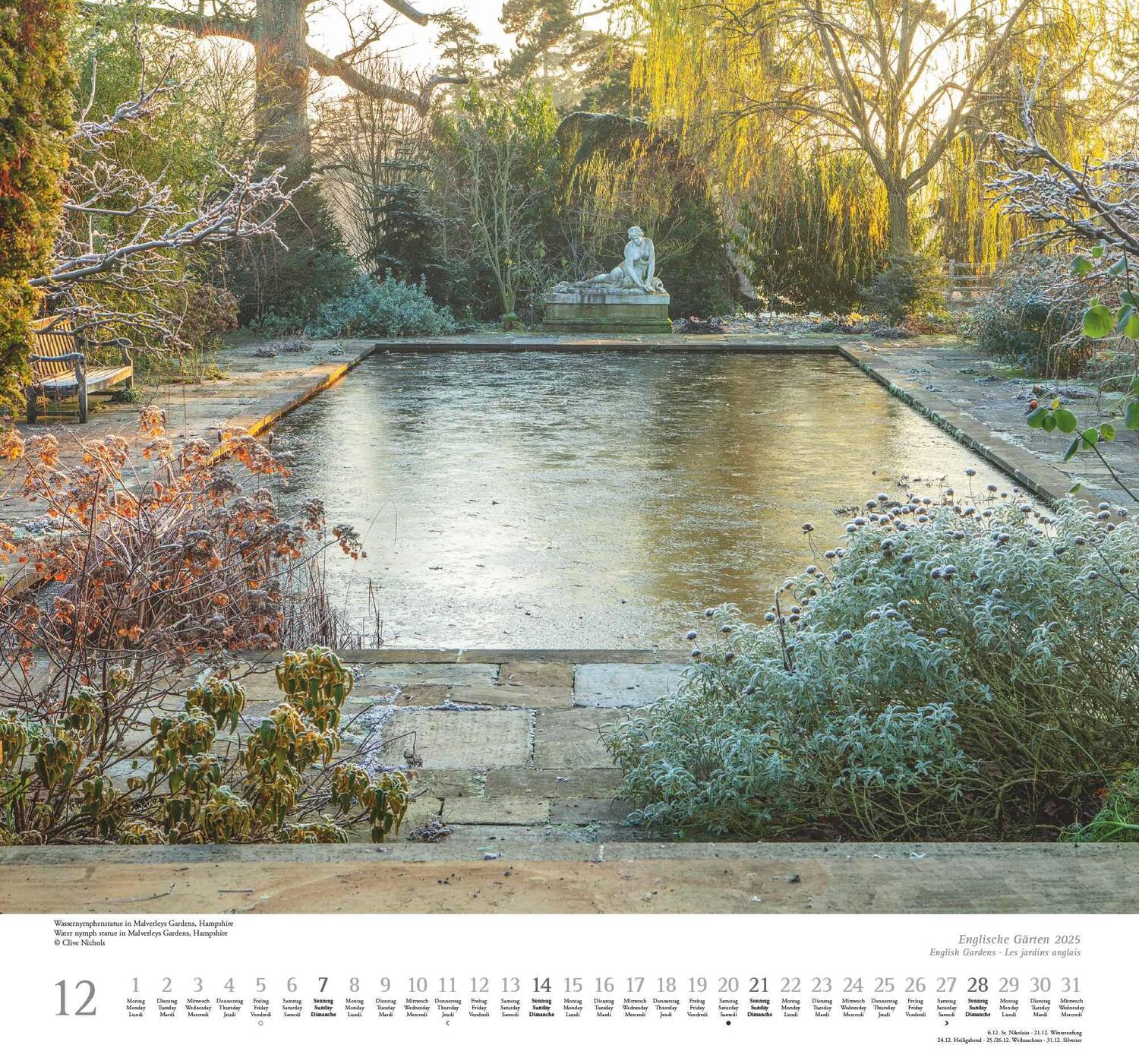 Bild: 4250809653099 | Englische Gärten 2025 - DUMONT Garten-Kalender - mit allen...