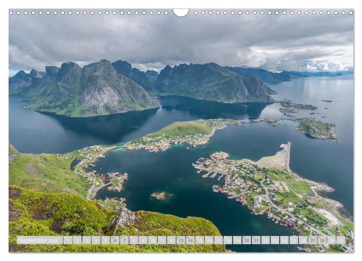 Bild: 9783435808793 | Norwegen (Wandkalender 2025 DIN A3 quer), CALVENDO Monatskalender