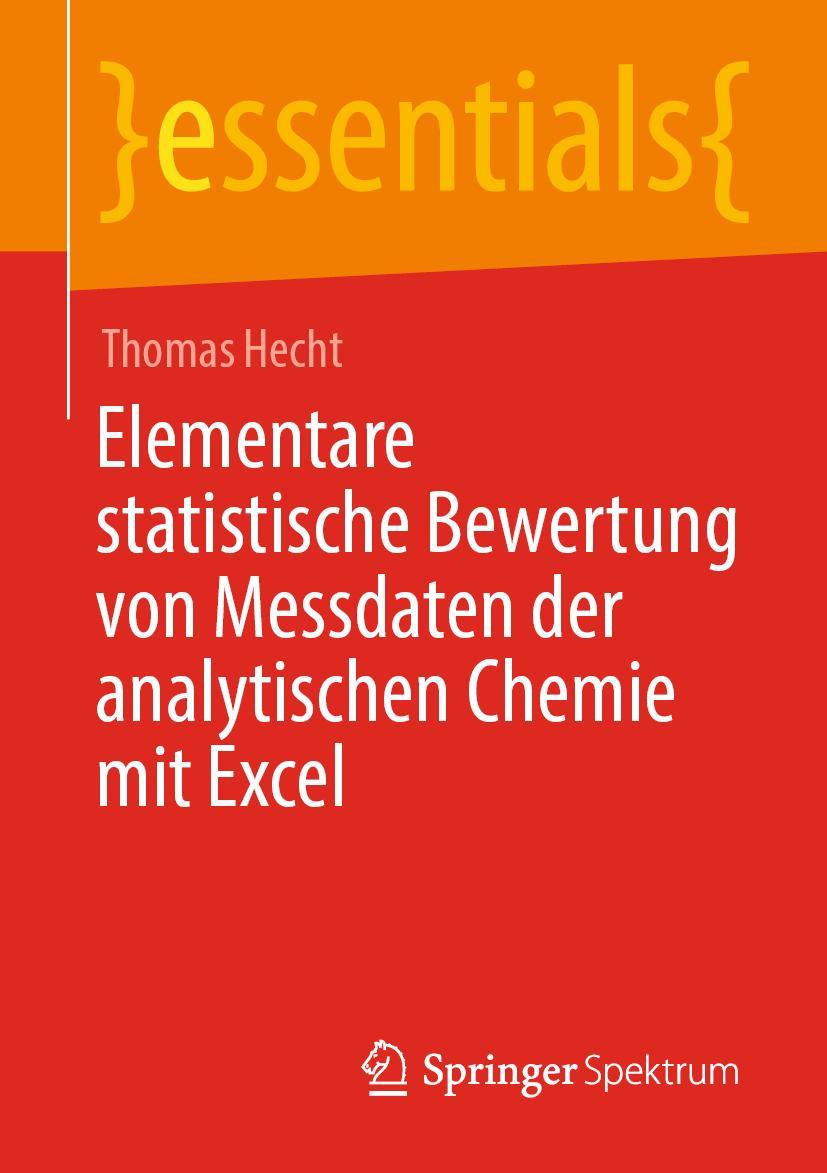 Cover: 9783658304584 | Elementare statistische Bewertung von Messdaten der analytischen...