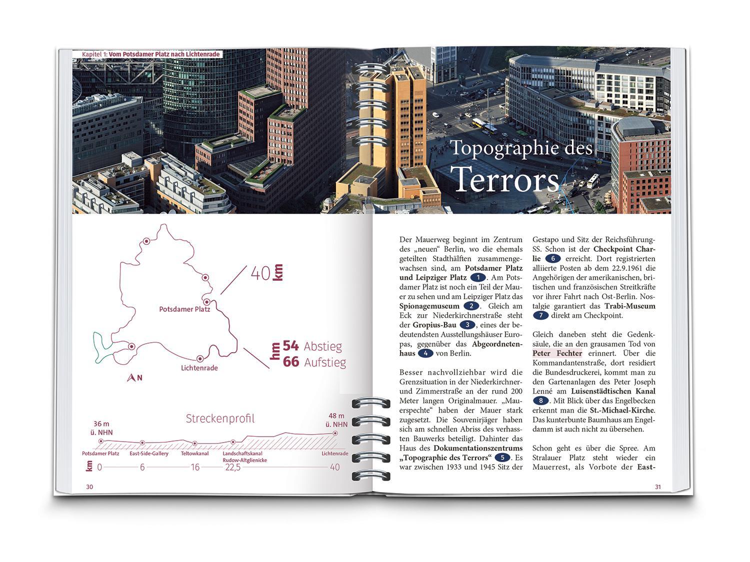 Bild: 9783991216001 | KOMPASS Radreiseführer Der Berliner Mauerweg | Taschenbuch | 188 S.