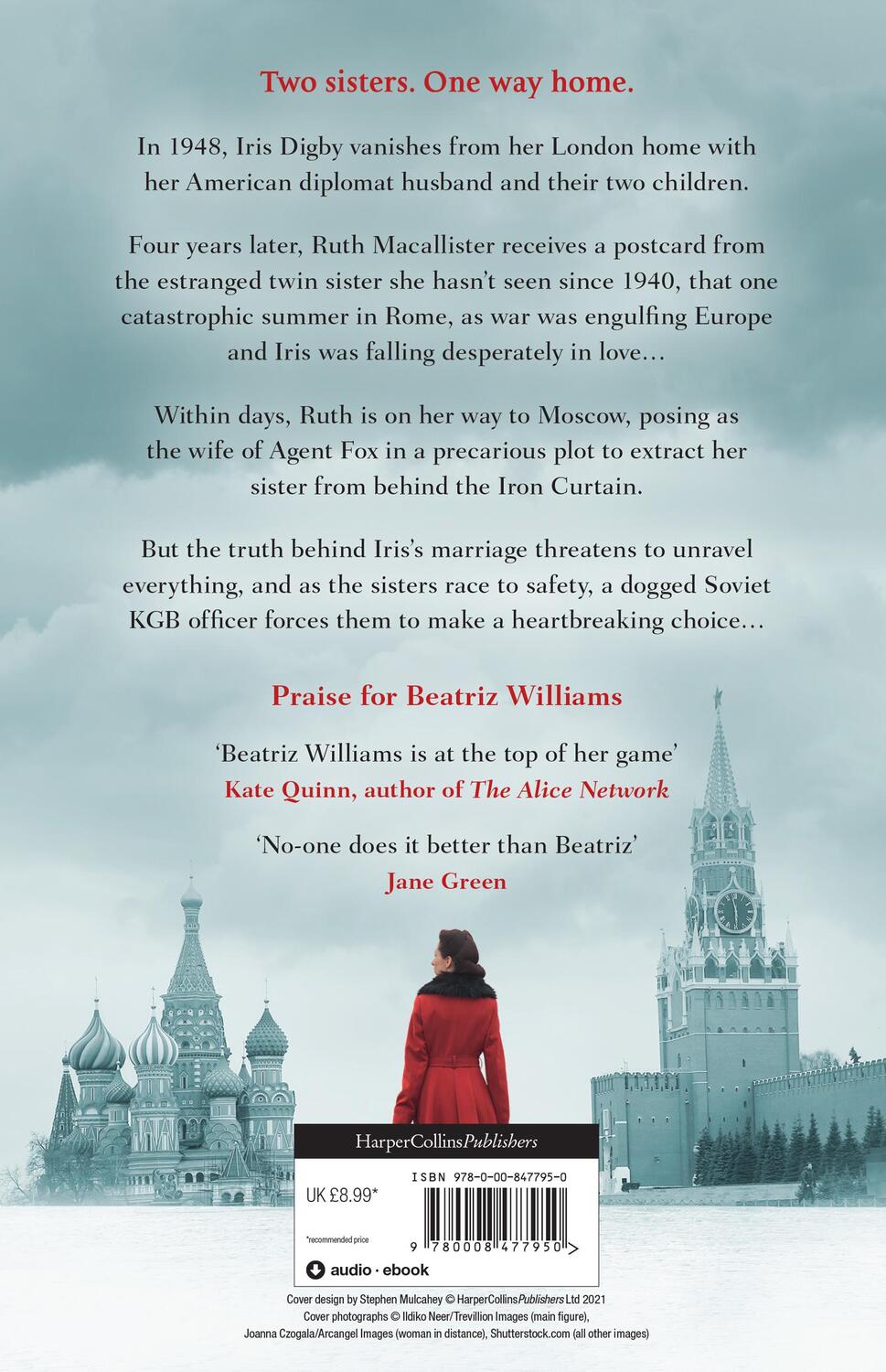 Rückseite: 9780008477950 | Our Woman in Moscow | Beatriz Williams | Taschenbuch | Englisch | 2021