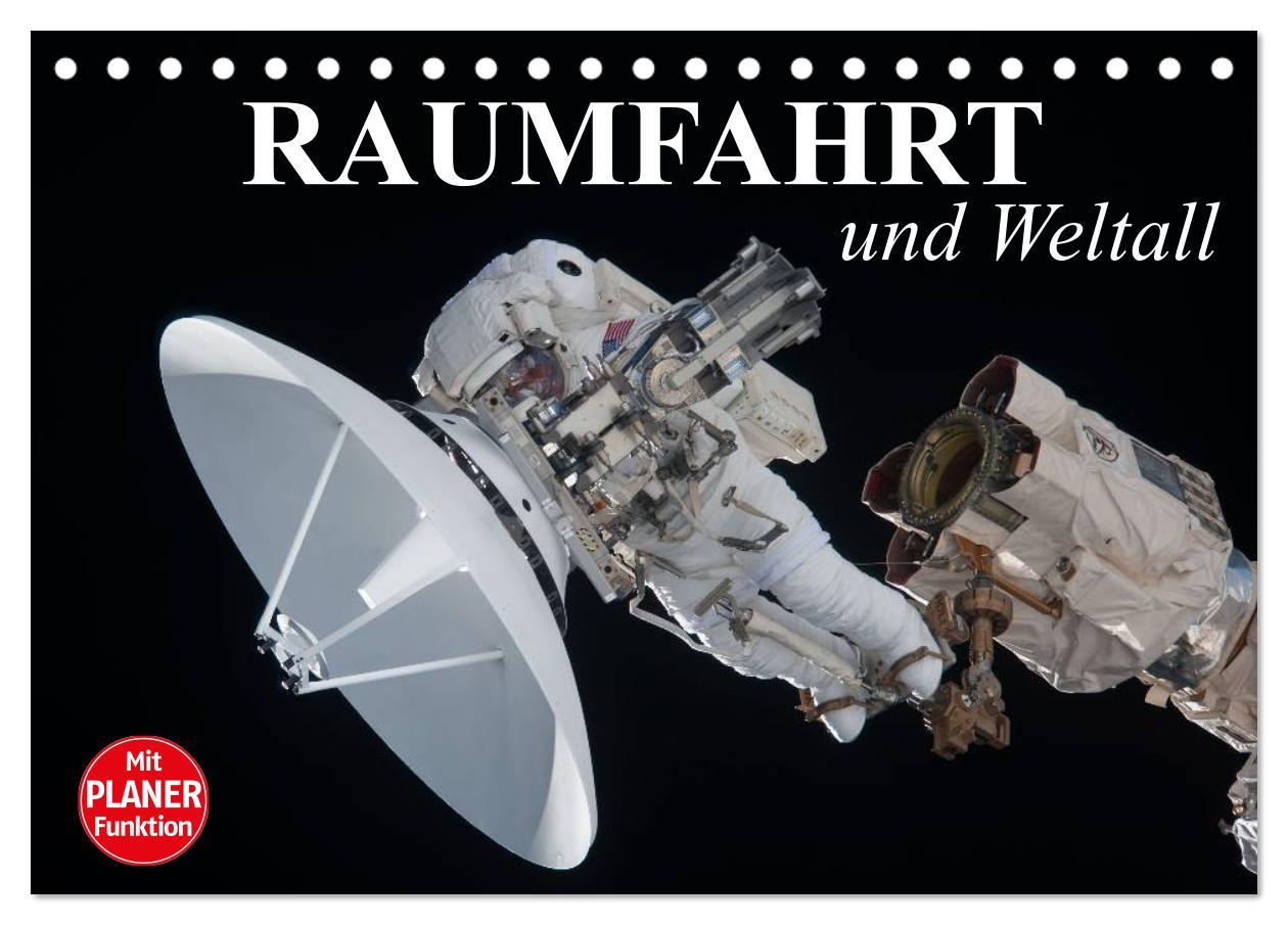 Cover: 9783435529438 | Raumfahrt und Weltall (Tischkalender 2025 DIN A5 quer), CALVENDO...