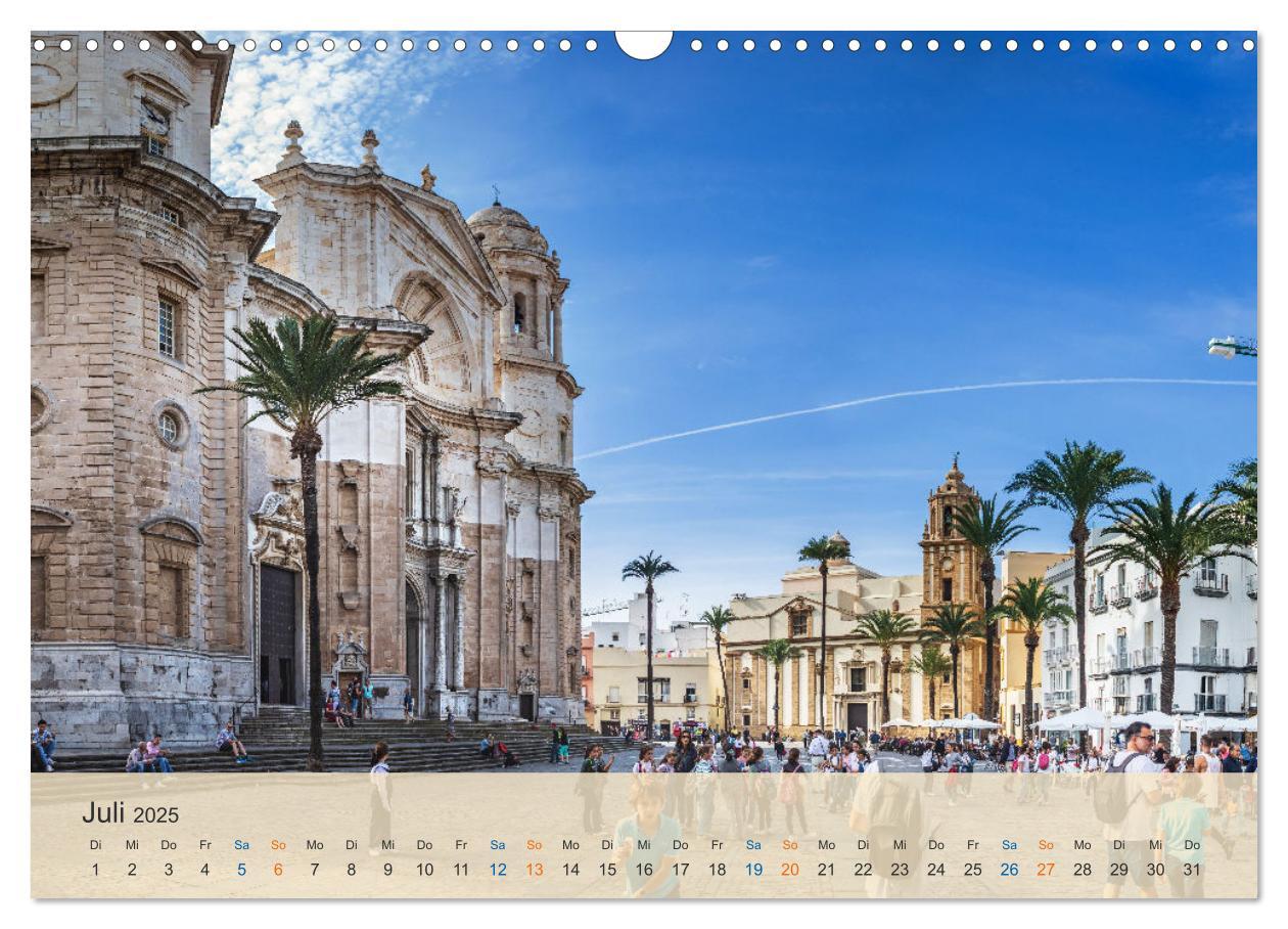 Bild: 9783383972201 | Cádiz - die Stadt des Lichts (Wandkalender 2025 DIN A3 quer),...