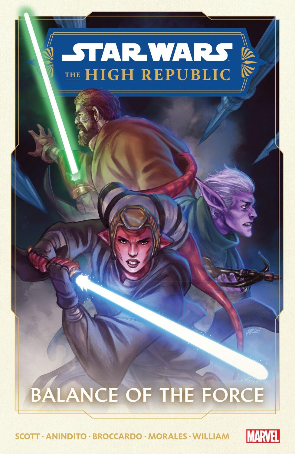 Cover: 9781302947026 | Star Wars: The High Republic Phase II Vol. 1 - Balance of The Force