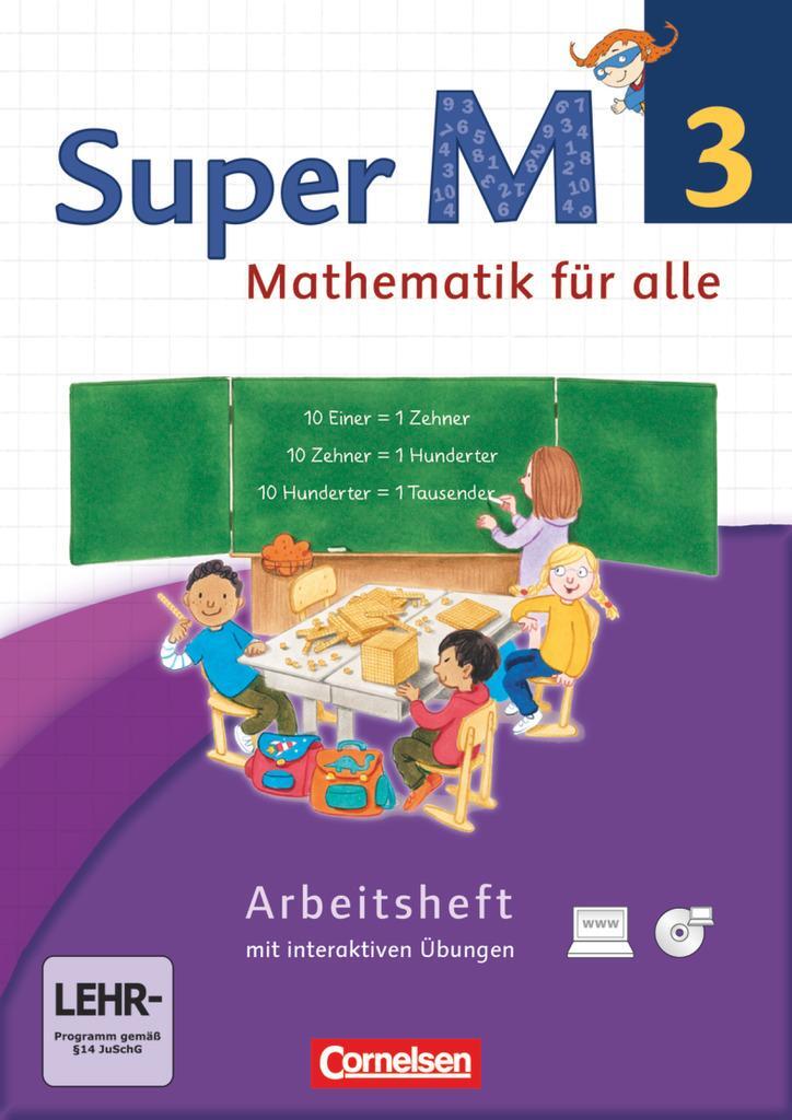 Cover: 9783060834150 | Super M 3. Schuljahr. Arbeitsheft mit CD-ROM. Westliche Bundesländer