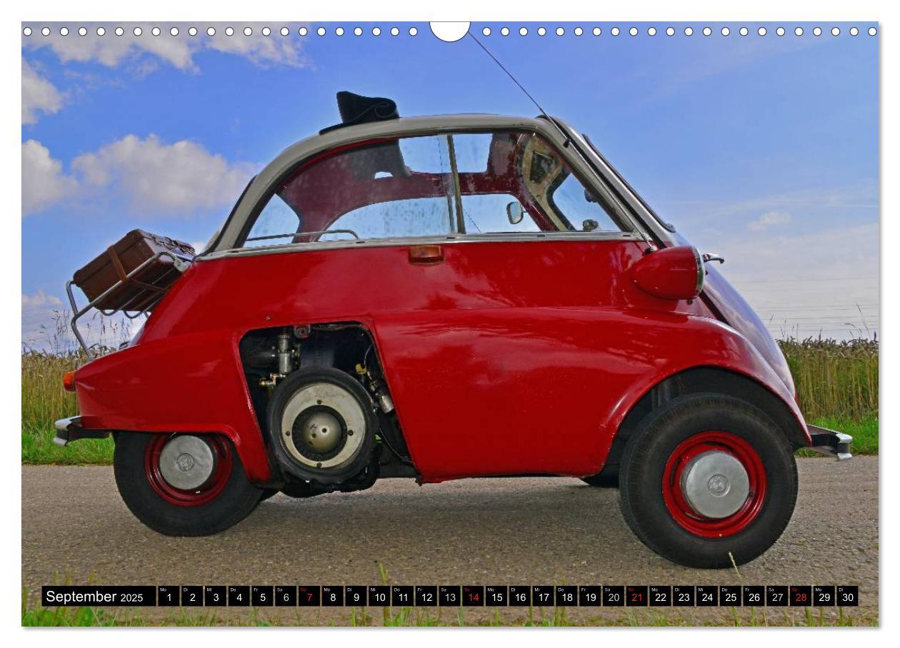 Bild: 9783435698042 | BMW Isetta - Die Knutschkugel (Wandkalender 2025 DIN A3 quer),...