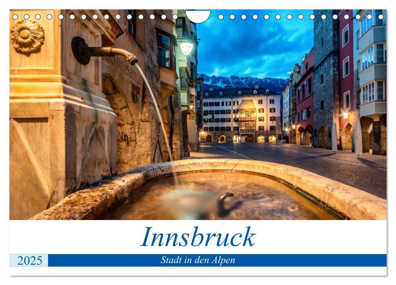 Cover: 9783435134519 | Innsbruck - Stadt in den Alpen (Wandkalender 2025 DIN A4 quer),...