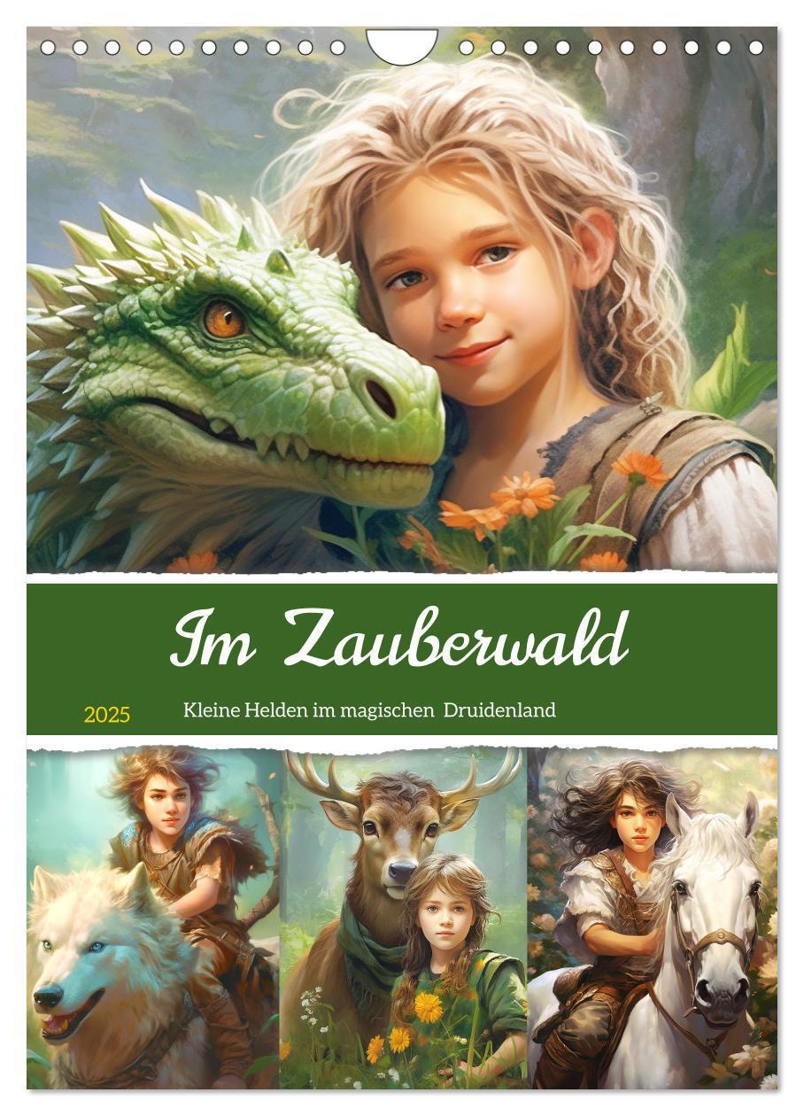 Cover: 9783435861910 | Im Zauberwald. Kleine Helden im magischen Druidenland (Wandkalender...