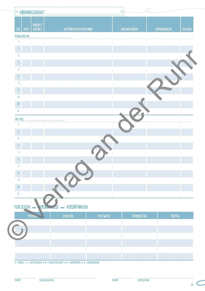 Bild: 9783834642844 | Klassenbuch | Für alle Schulformen | Buch | Deutsch | 2020