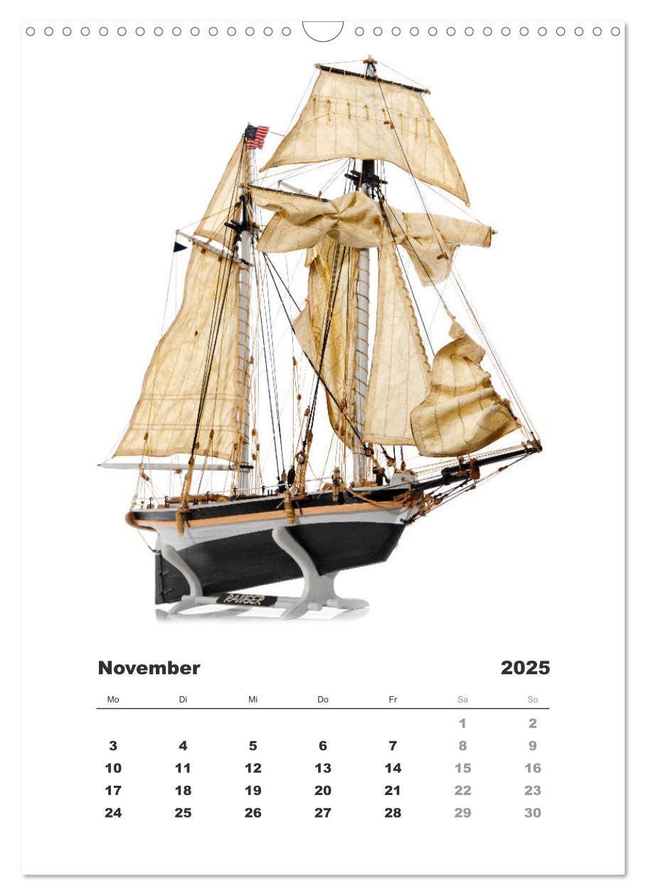 Bild: 9783435961580 | Historische Segelschiffe - Modellbau (Wandkalender 2025 DIN A3...