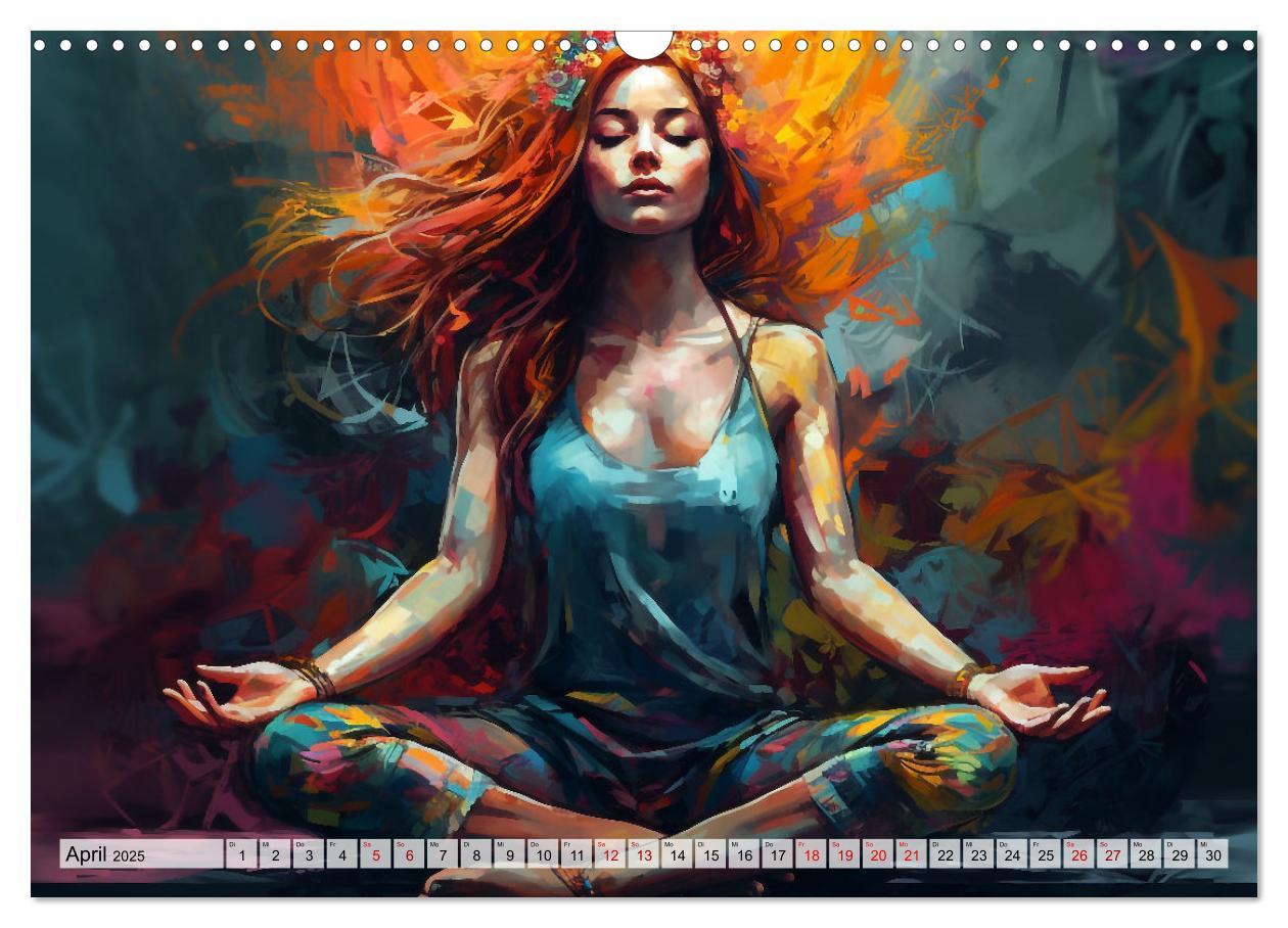 Bild: 9783383905087 | Yoga, die innere Balance (Wandkalender 2025 DIN A3 quer), CALVENDO...