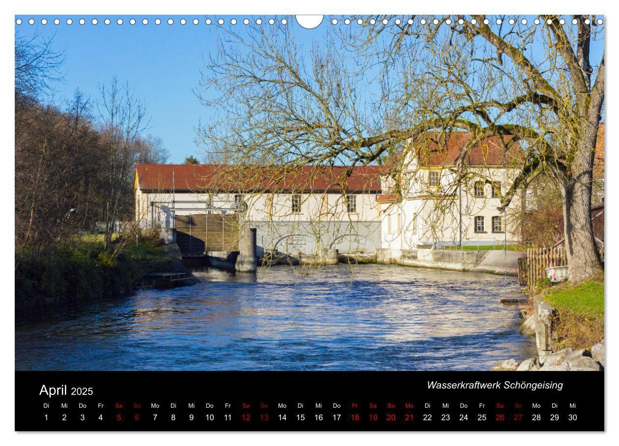 Bild: 9783435432110 | Die Amper - Ansichten eines bayerischen Flusses (Wandkalender 2025...