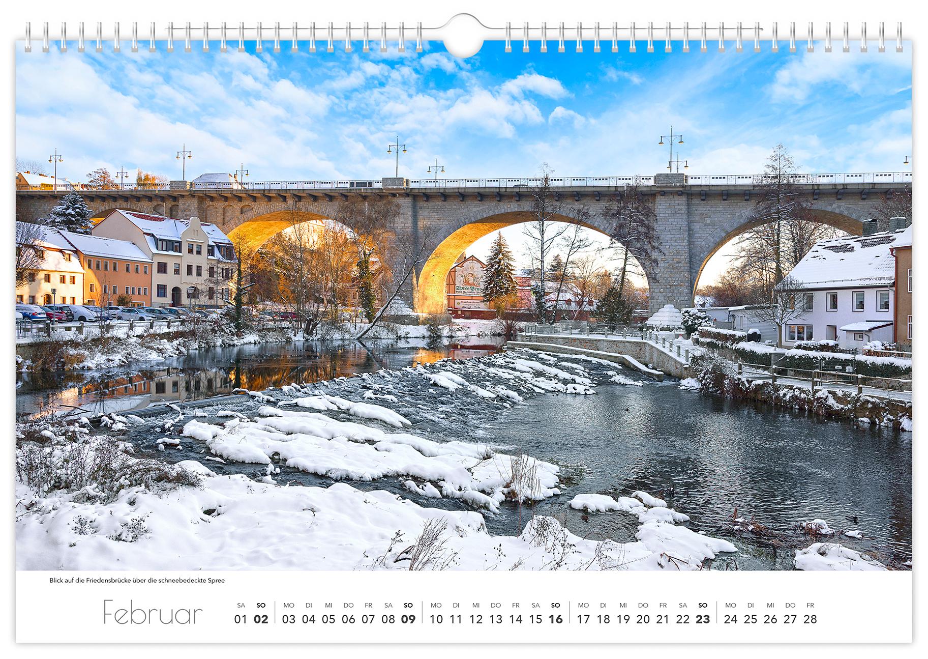 Bild: 9783910680531 | Kalender Bautzen 2025 | 45 x 30 cm weißes Kalendarium | Peter Schubert