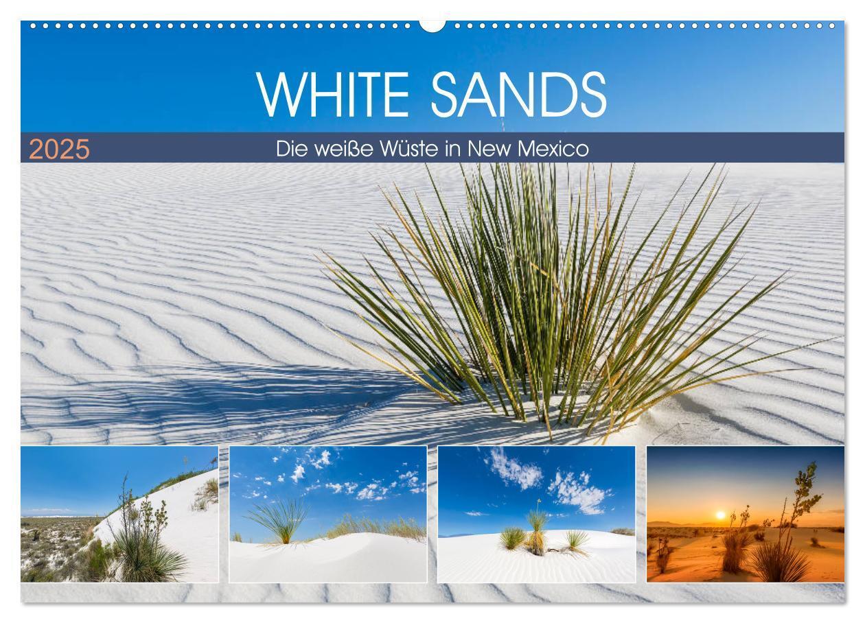 Cover: 9783435209835 | WHITE SANDS Die weiße Wüste in New Mexico (Wandkalender 2025 DIN A2...