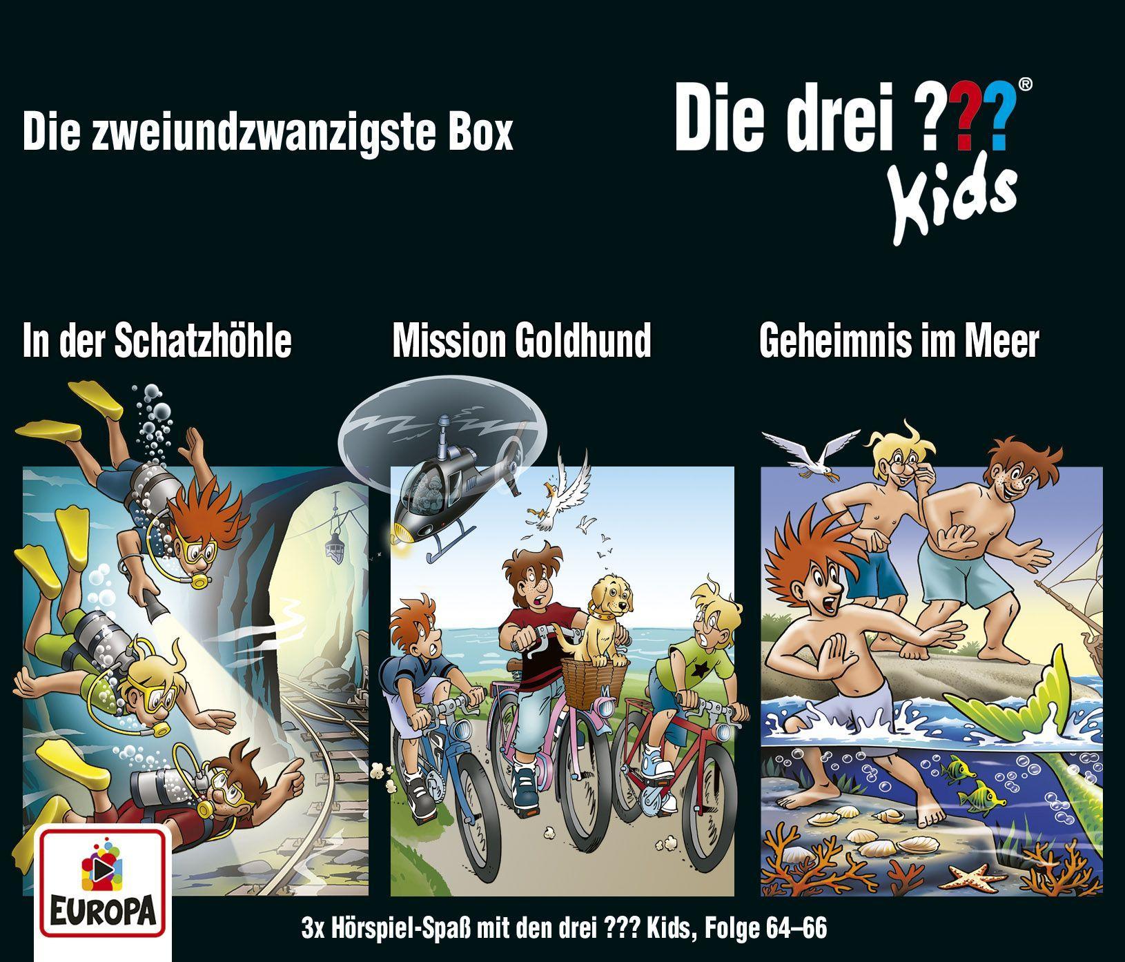 Cover: 196587105723 | Die drei ??? Kids - 3er Box 22 (Folgen 64, 65, 66) | Die drei ??? Kids