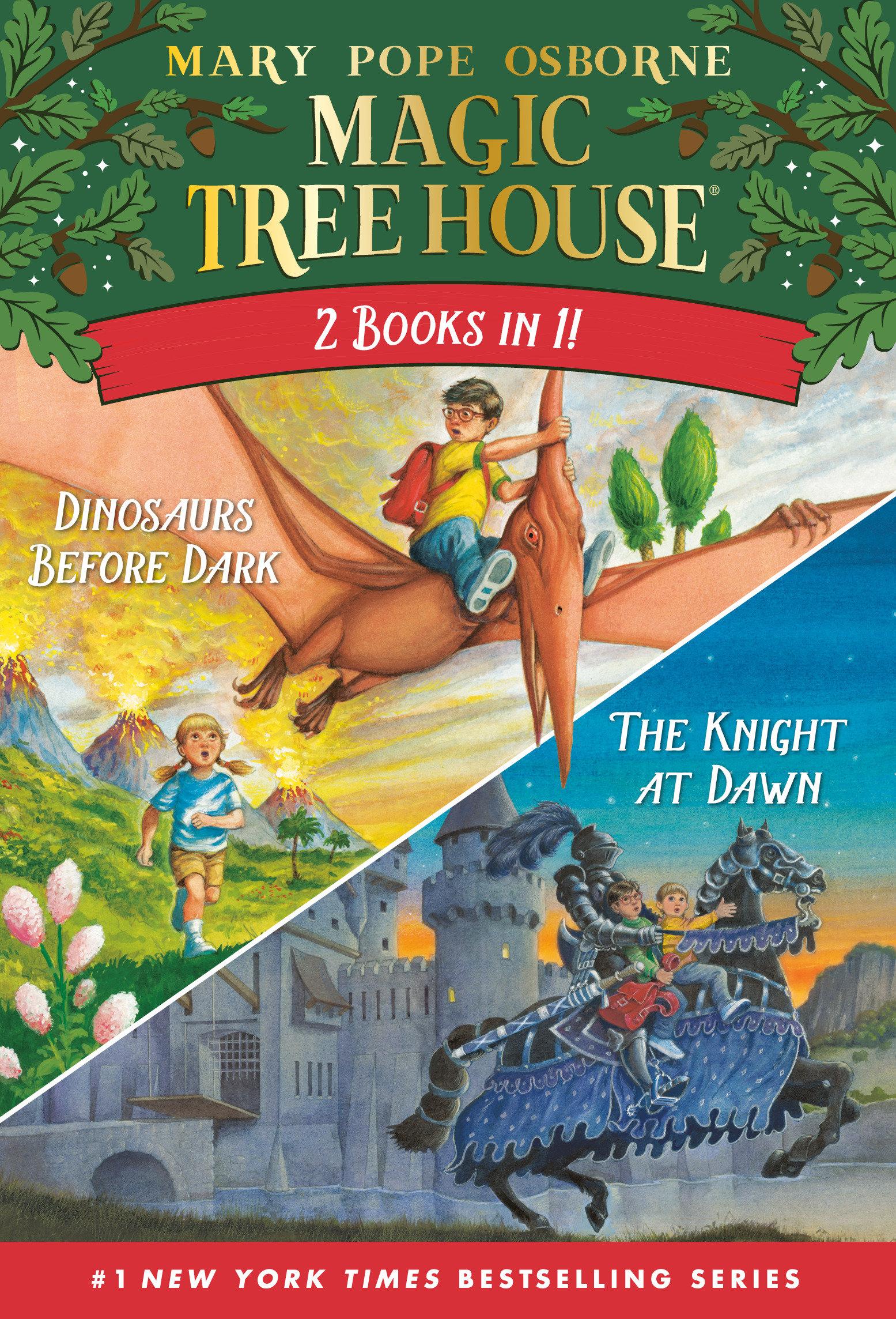 Cover: 9780593901540 | Magic Tree House 2-in-1 Bindup: Dinosaurs Before Dark / The Knight...