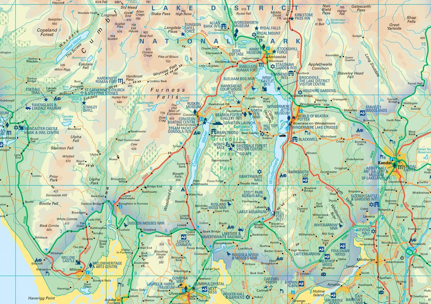 Bild: 9780008462673 | Lake District National Park Pocket Map | National Parks UK (u. a.)