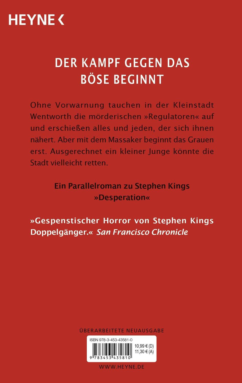 Bild: 9783453435810 | Regulator | Roman | Stephen King | Taschenbuch | Deutsch | 2011