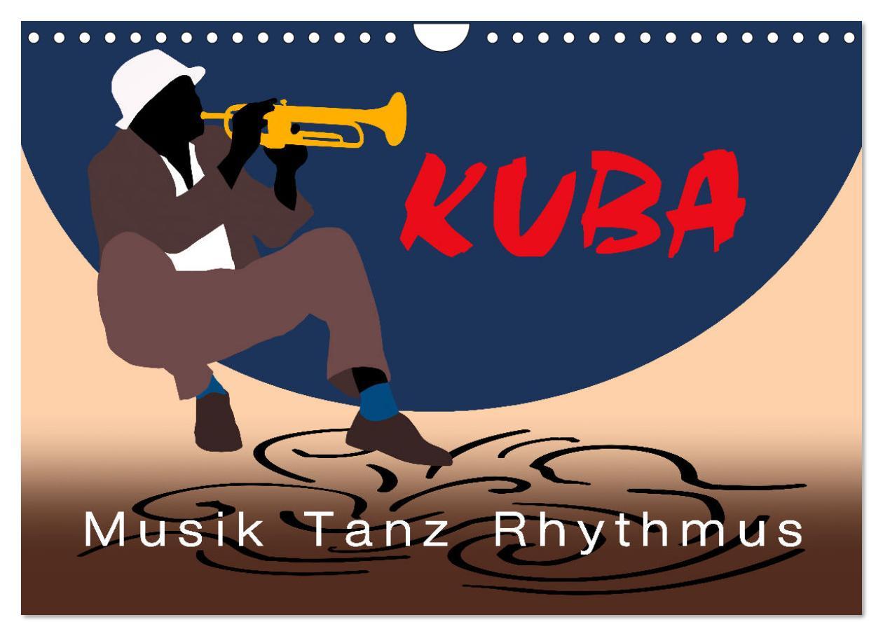 Cover: 9783435103706 | Kuba - Musik Tanz Rhythmus (Wandkalender 2025 DIN A4 quer),...