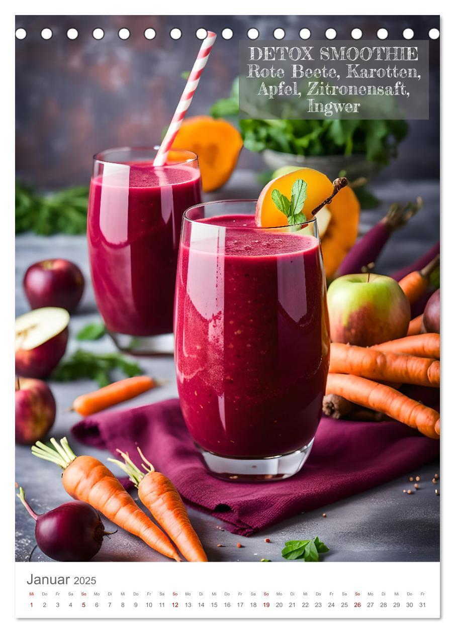 Bild: 9783457167922 | Vitamine im Glas - Gesunde Smoothie Kreationen (Tischkalender 2025...