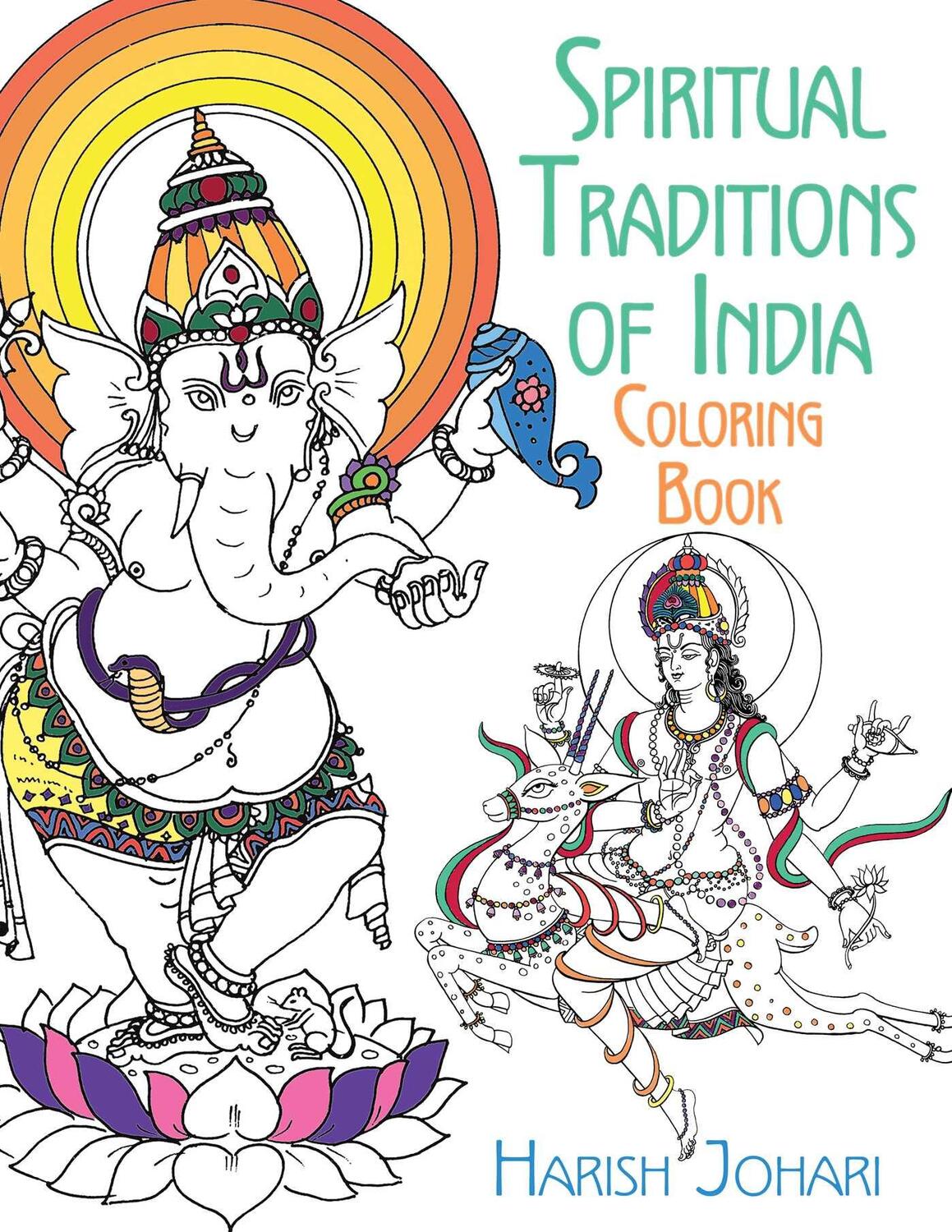 Cover: 9781620556290 | Spiritual Traditions of India Coloring Book | Harish Johari | Buch