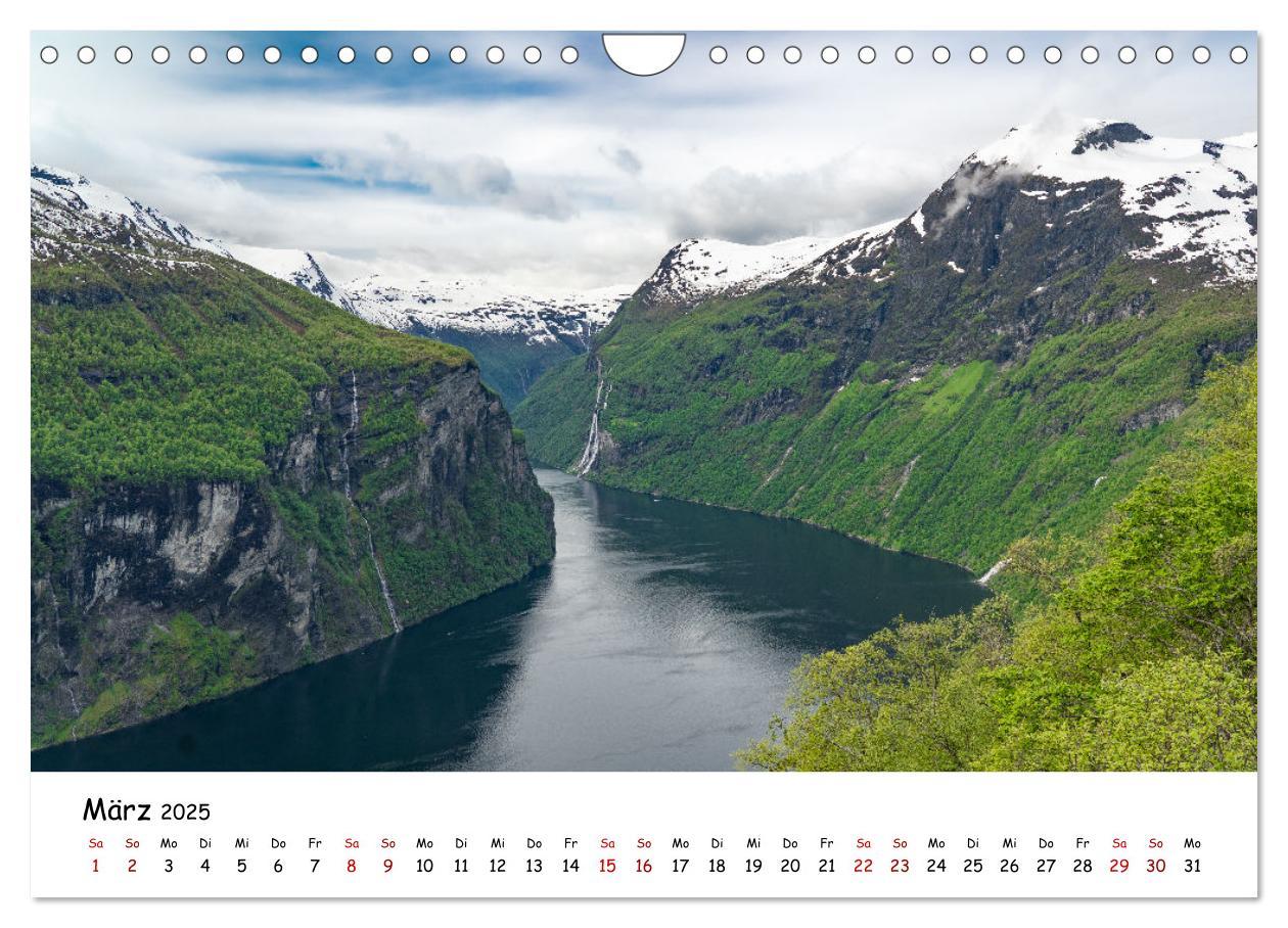 Bild: 9783383930782 | Norwegens wunderschöne Fjorde (Wandkalender 2025 DIN A4 quer),...