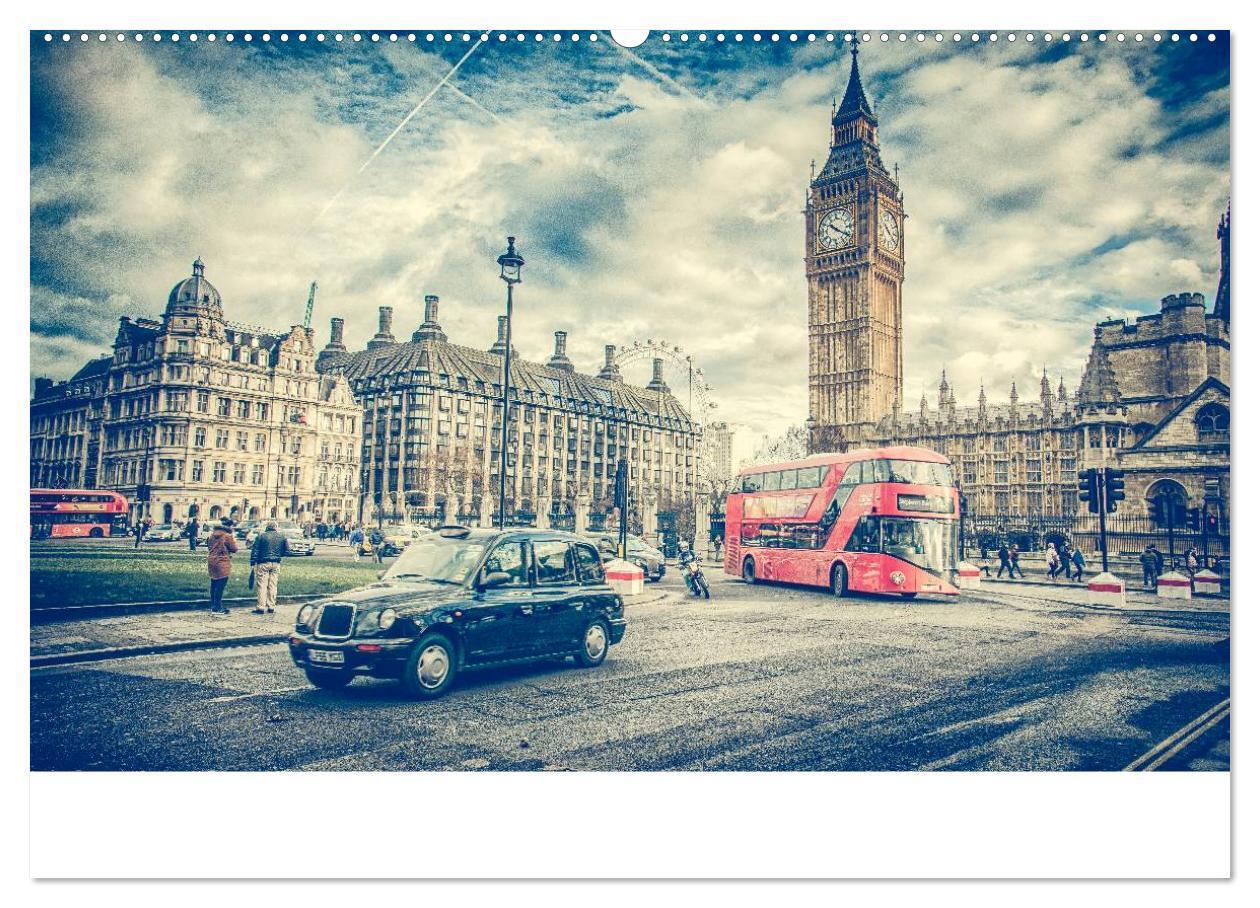 Bild: 9783435489152 | London an der Themse (Wandkalender 2025 DIN A2 quer), CALVENDO...