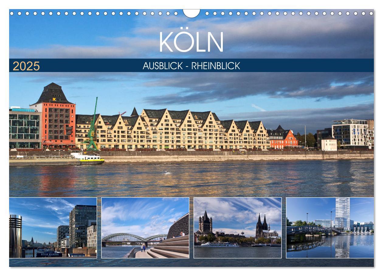 Cover: 9783435321797 | KÖLN AUSBLICK - RHEINBLICK (Wandkalender 2025 DIN A3 quer),...