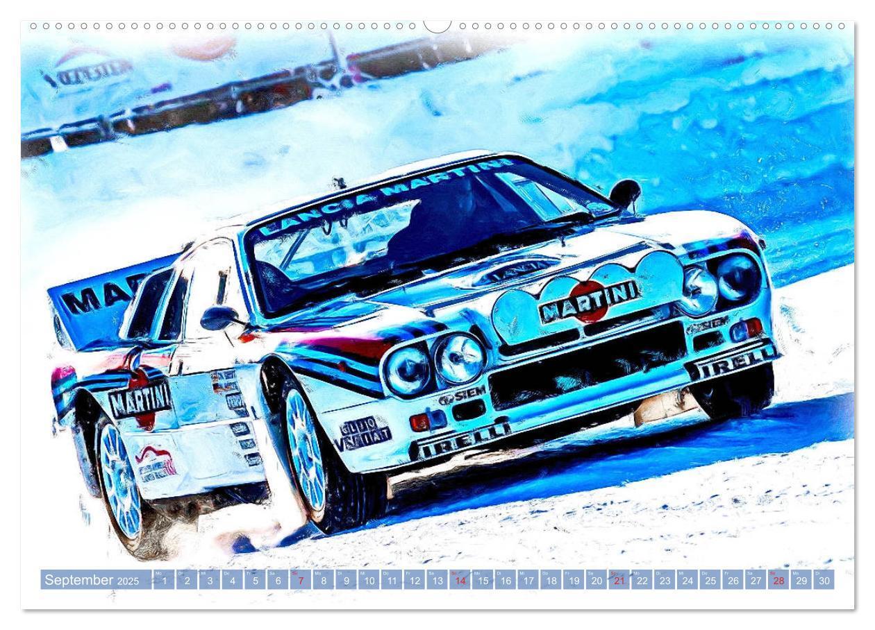 Bild: 9783435233007 | Rallye-Klassiker auf Eis (Wandkalender 2025 DIN A2 quer), CALVENDO...