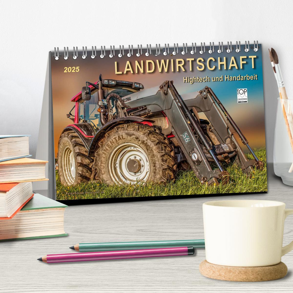 Bild: 9783435380626 | Landwirtschaft - Hightech und Handarbeit (Tischkalender 2025 DIN A5...