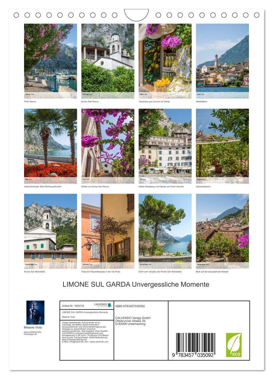 Bild: 9783457035092 | LIMONE SUL GARDA Unvergessliche Momente (Wandkalender 2025 DIN A4...