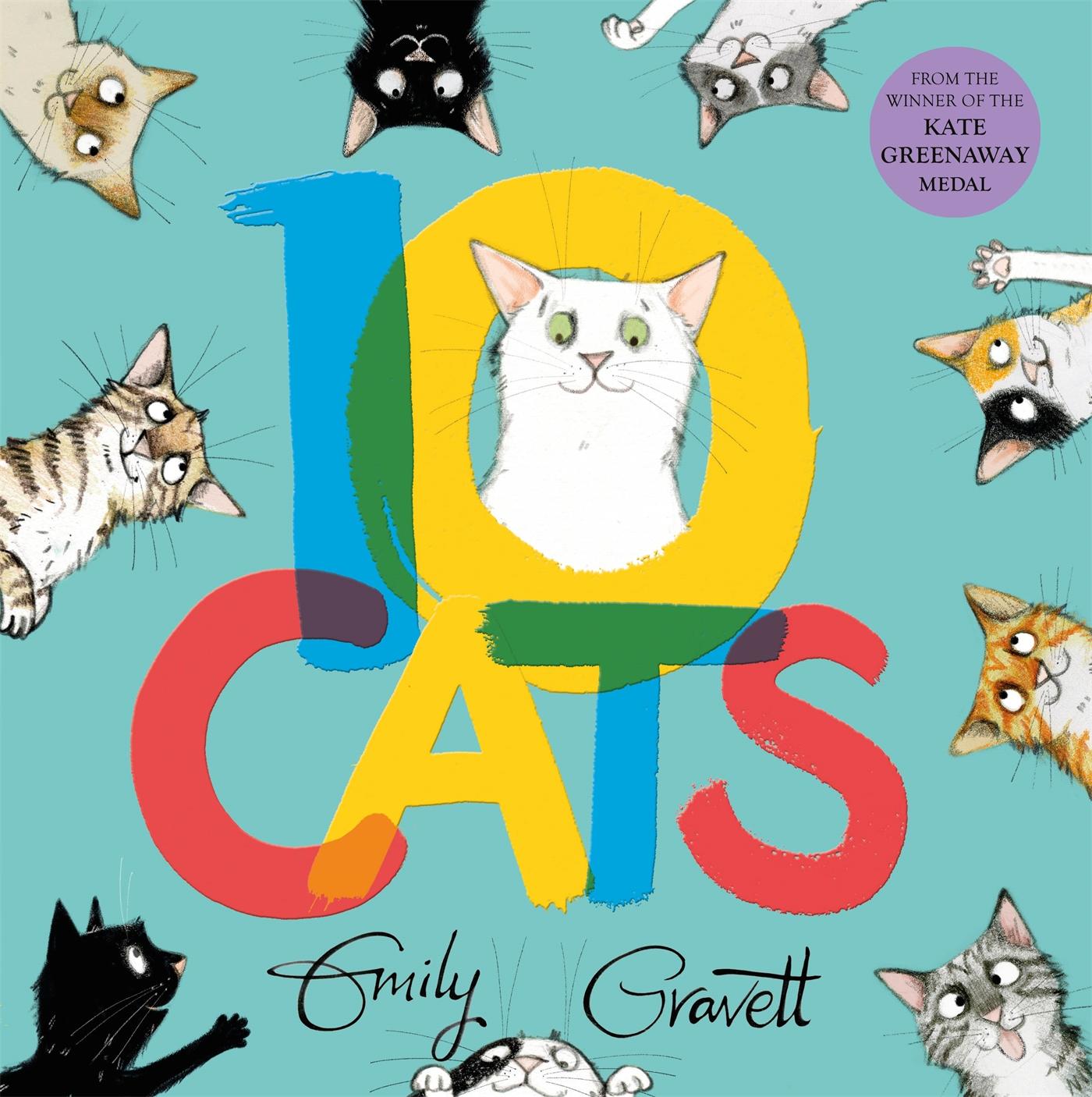 Cover: 9781509857364 | 10 Cats | A chaotic colourful counting book | Emily Gravett | Buch