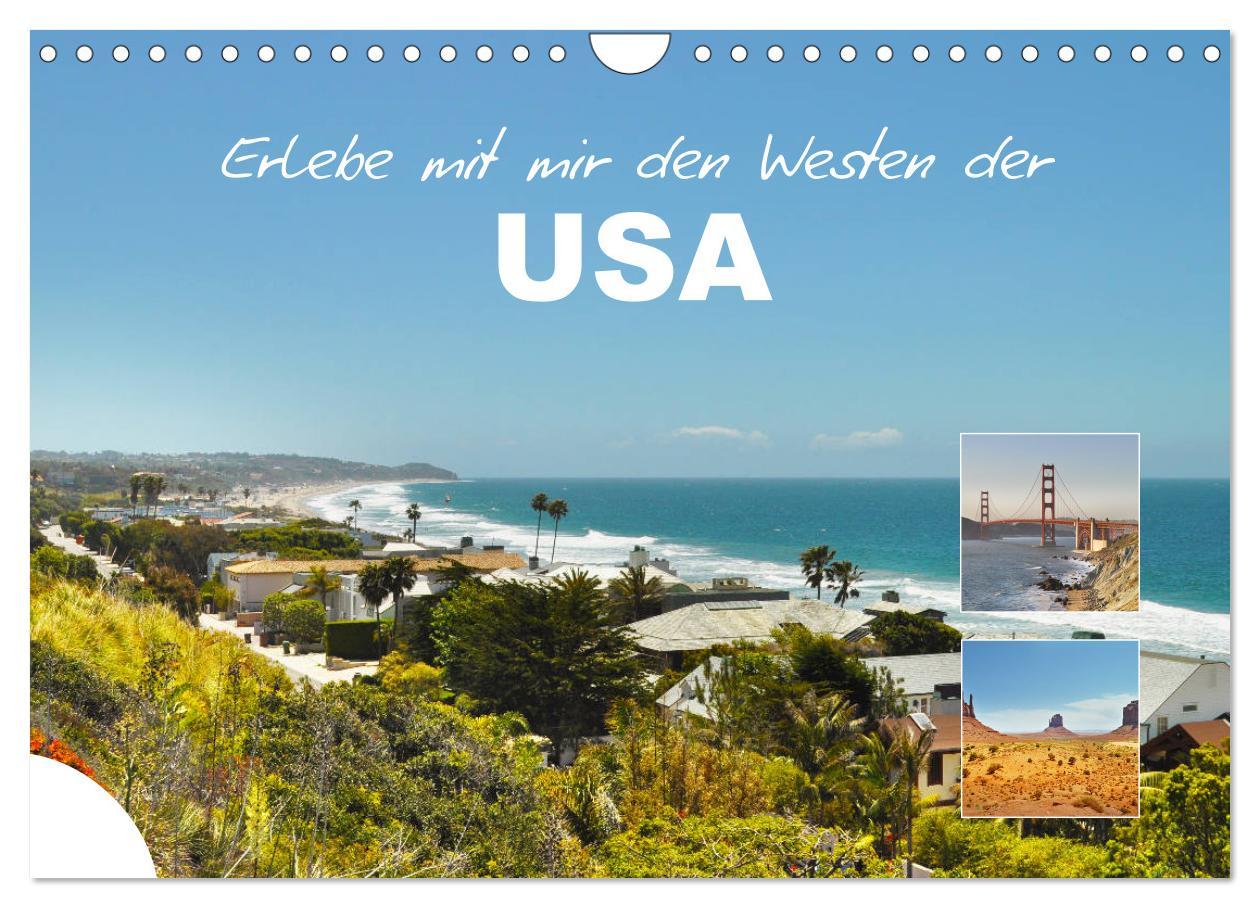 Cover: 9783435111473 | Erlebe mit mir den Westen der USA (Wandkalender 2025 DIN A4 quer),...