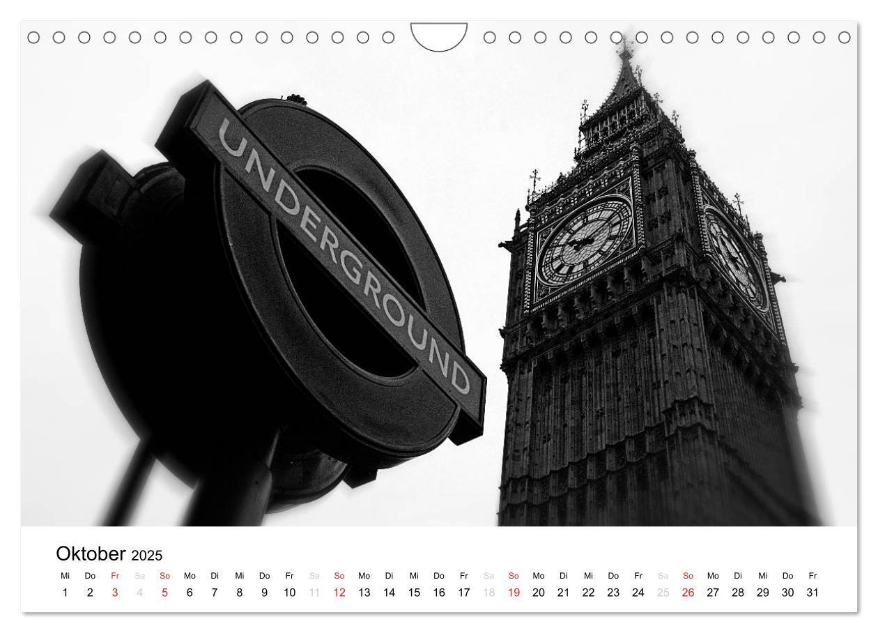 Bild: 9783435762477 | London (Wandkalender 2025 DIN A4 quer), CALVENDO Monatskalender | 2025