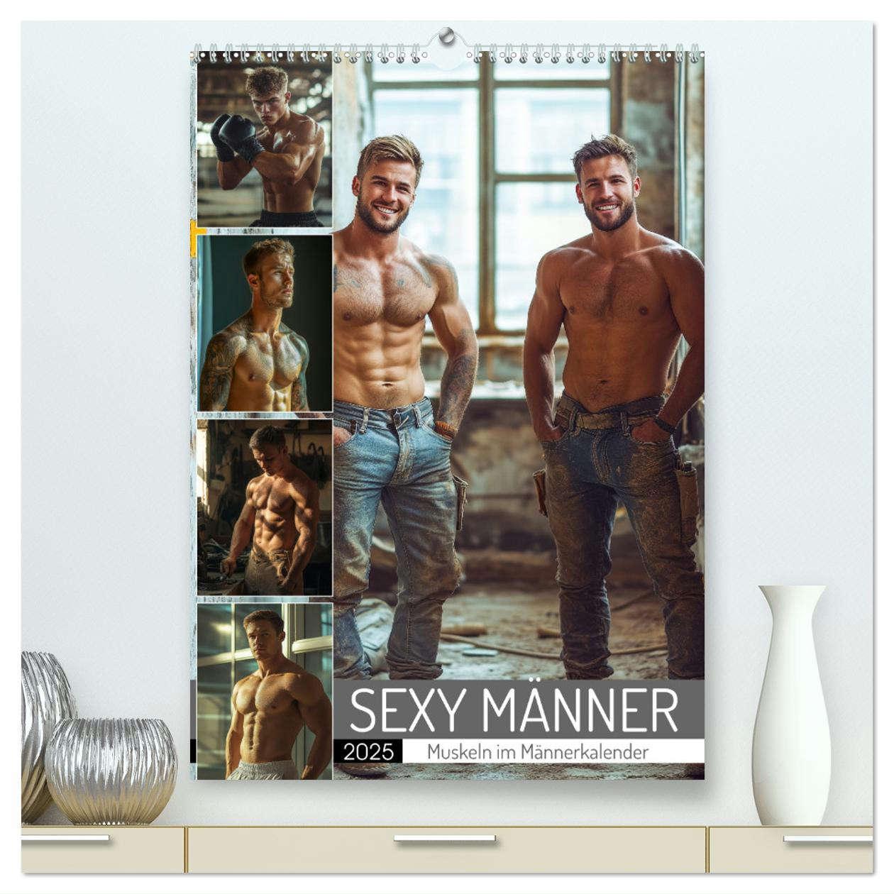 Cover: 9783457237557 | SEXY MÄNNER - Muskeln im Männerkalender (hochwertiger Premium...