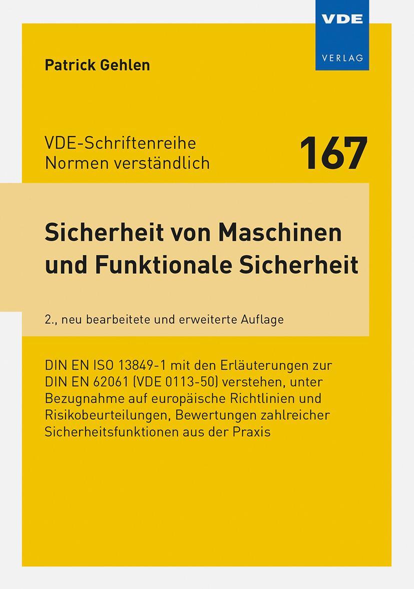 Bild: 9783800753000 | Sicherheit von Maschinen und Funktionale Sicherheit | Patrick Gehlen