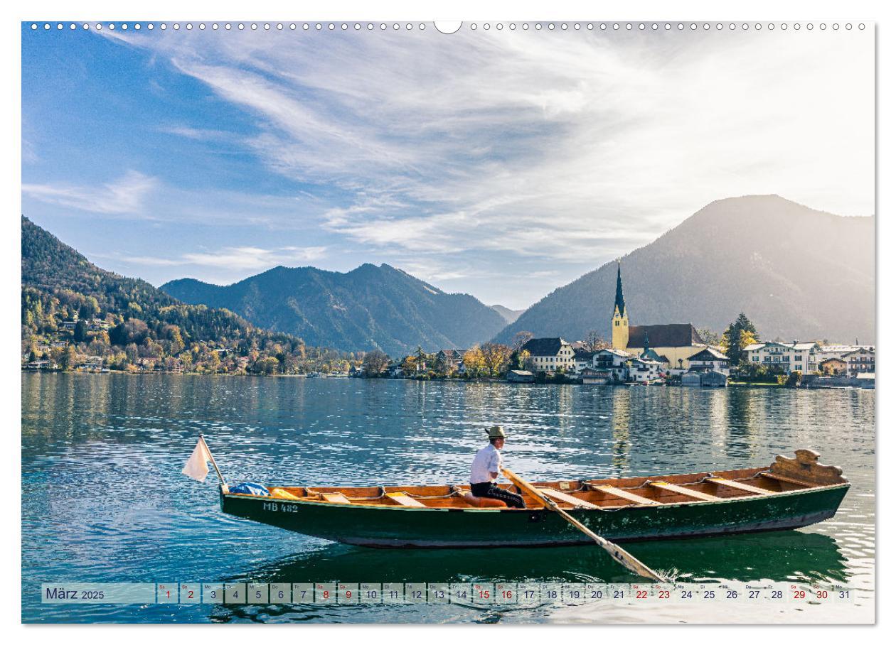 Bild: 9783383859892 | Malerischer Tegernsee (Wandkalender 2025 DIN A2 quer), CALVENDO...