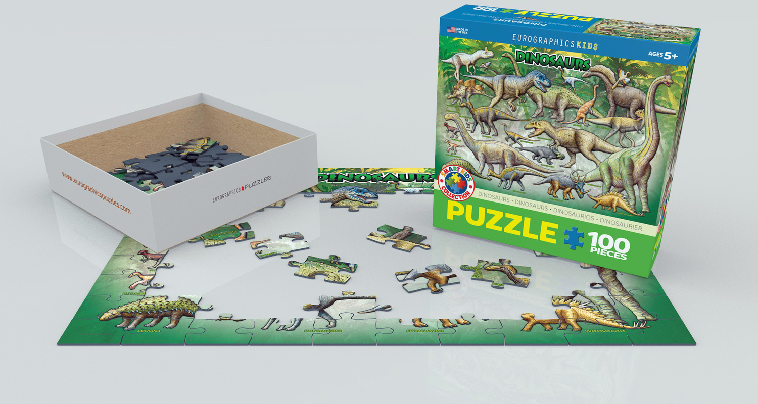 Bild: 628136610988 | Dinosaurier (Puzzle) | Spiel | In Spielebox | 6100-0098 | 2022