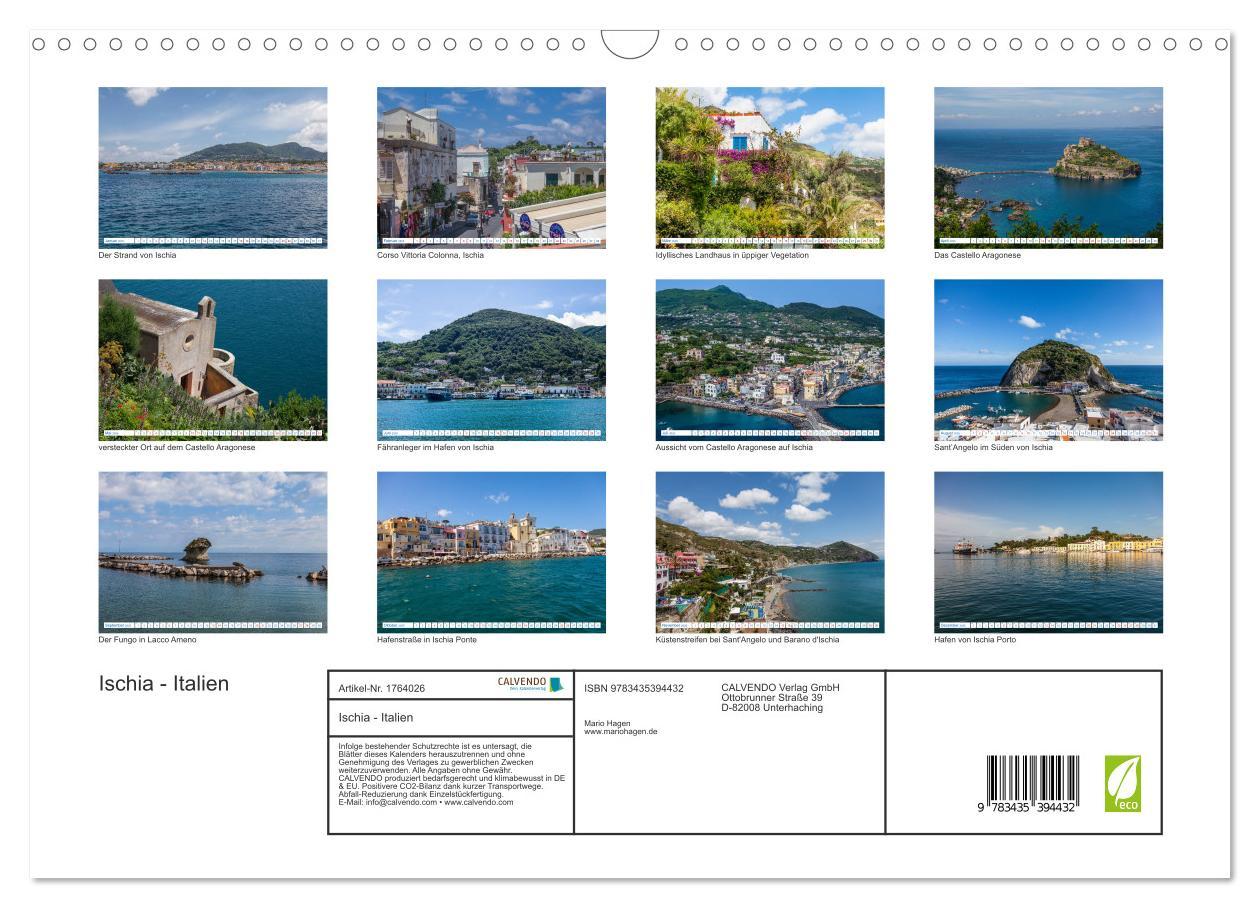 Bild: 9783435394432 | Ischia - Italien (Wandkalender 2025 DIN A3 quer), CALVENDO...