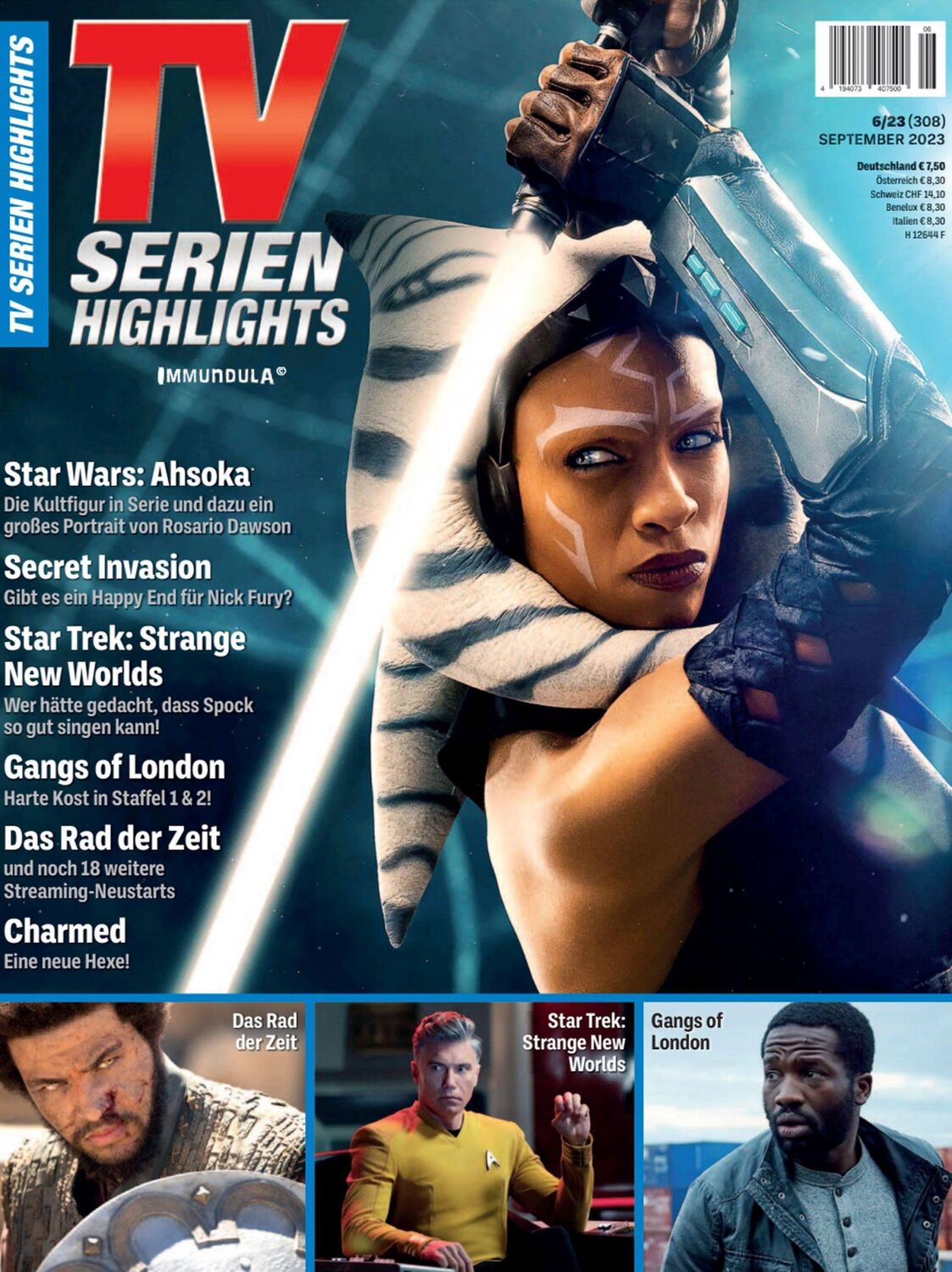 Cover: 9783959364591 | TV SERIENHIGHLIGHTS. Ausgabe September 2023 (#308) | Sülter (u. a.)