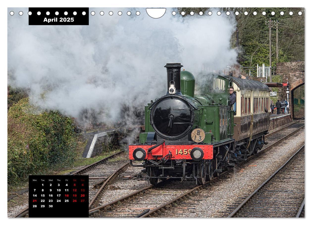 Bild: 9781325977055 | Assorted photographs of STEAM LOCOMOTIVES (Wall Calendar 2025 DIN...