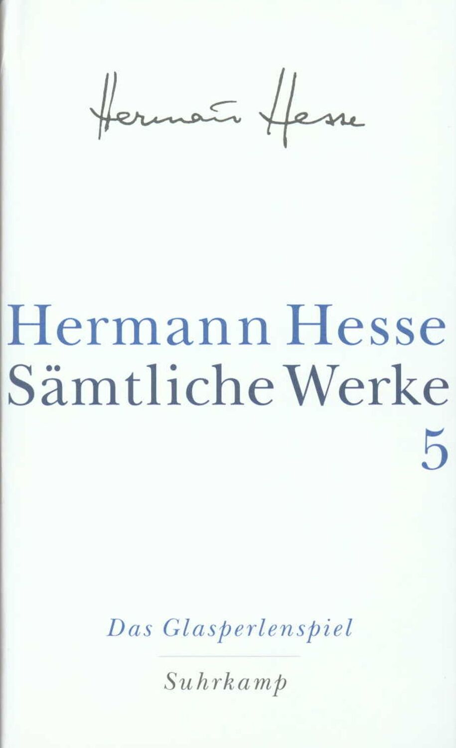 Cover: 9783518411056 | Das Glasperlenspiel | Hermann Hesse | Buch | Lesebändchen | 737 S.