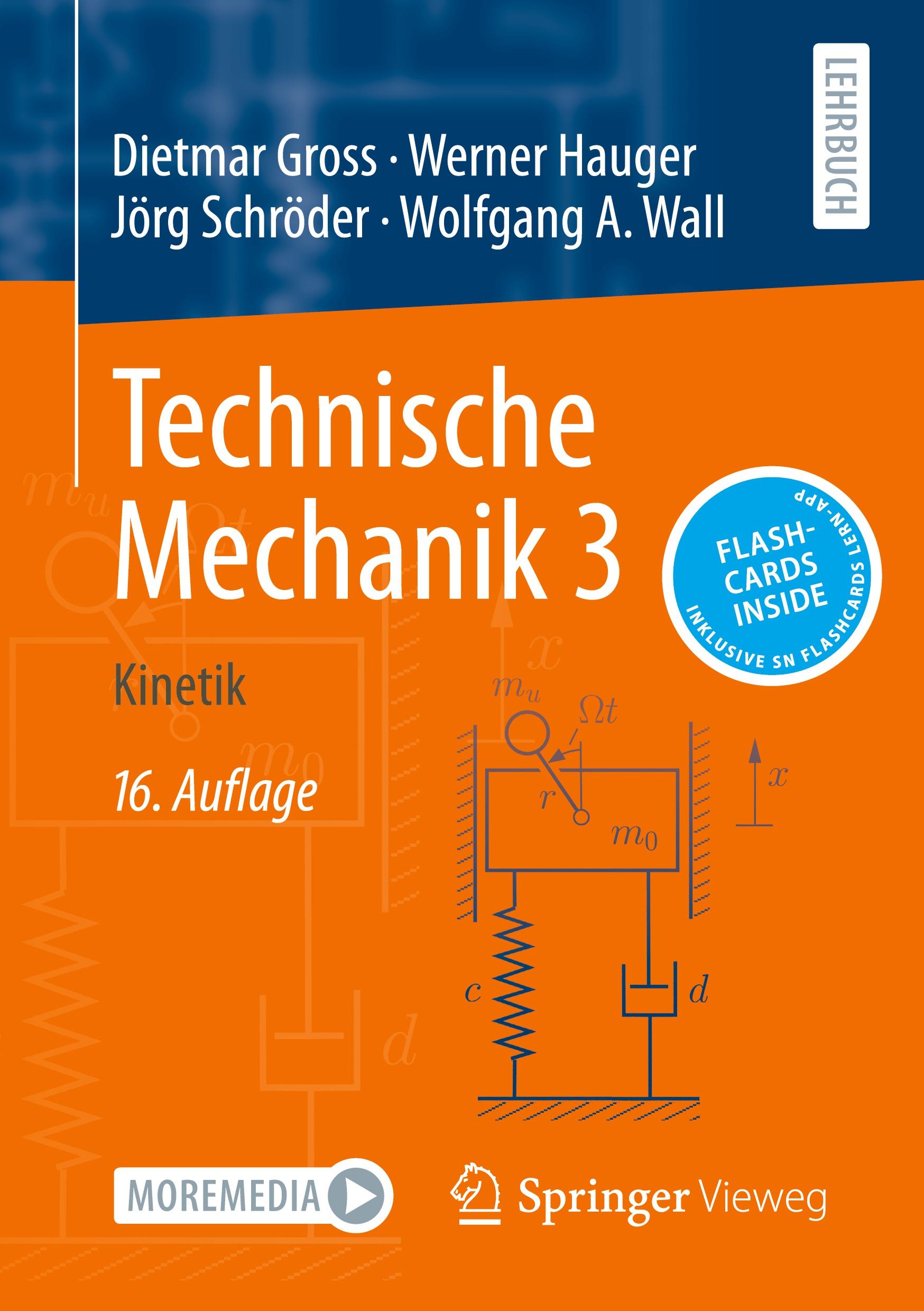 Cover: 9783662694404 | Technische Mechanik 3 | Kinetik | Dietmar Gross (u. a.) | Taschenbuch