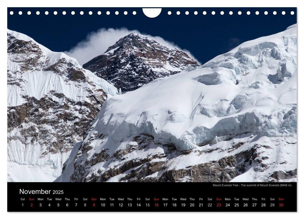 Bild: 9781325991471 | Mount Everest Trek (Wall Calendar 2025 DIN A4 landscape), CALVENDO...