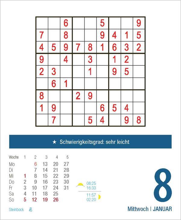 Bild: 9783731877370 | Sudoku 2025 | Verlag Korsch | Kalender | 328 S. | Deutsch | 2025