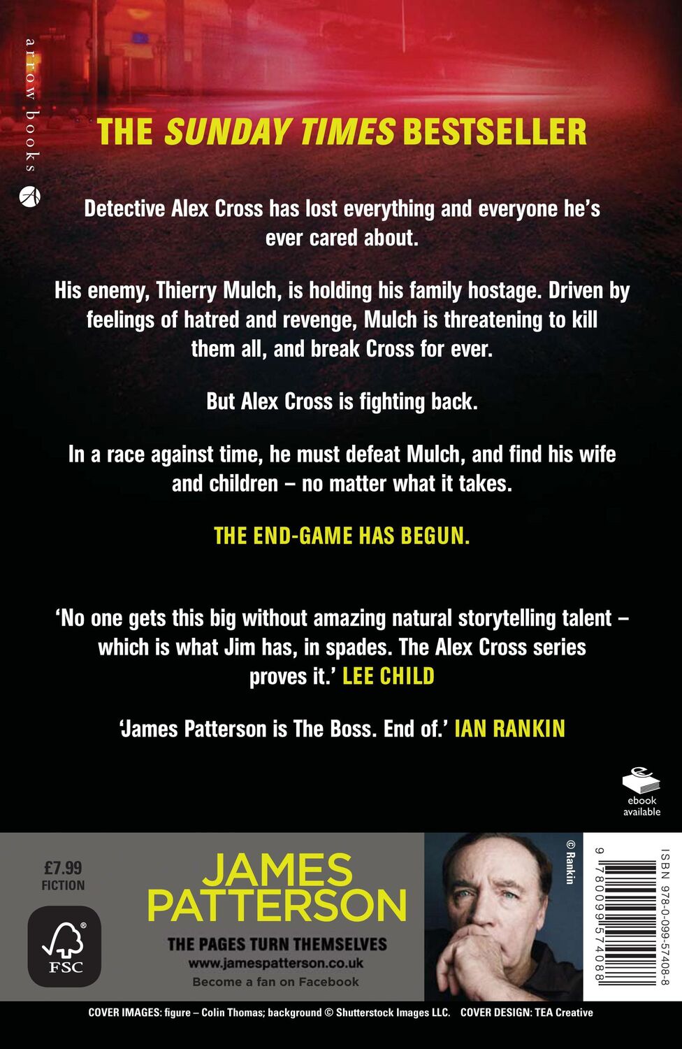 Rückseite: 9780099574088 | Hope to Die | (Alex Cross 22) | James Patterson | Taschenbuch | 2015