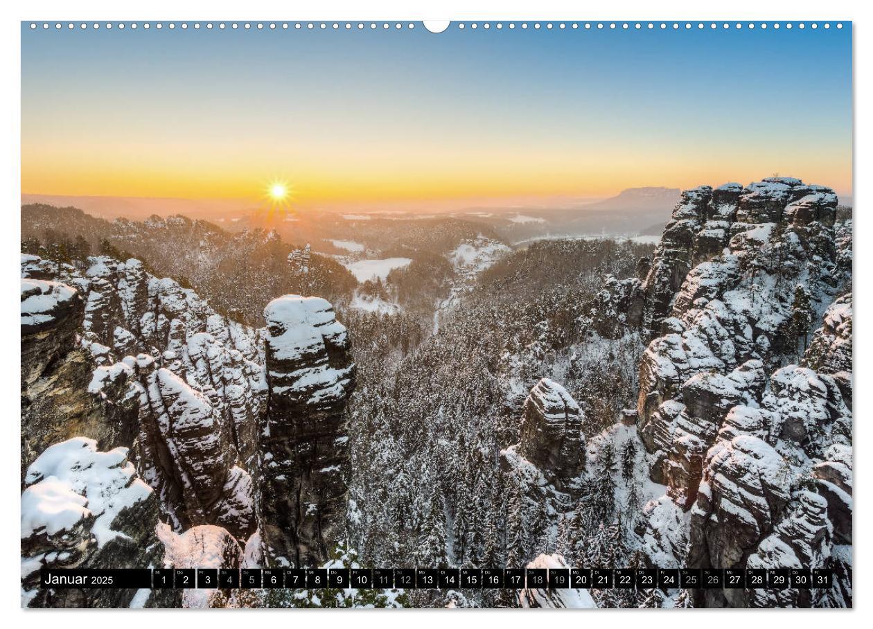 Bild: 9783435351138 | Wunderschönes Elbsandsteingebirge (Wandkalender 2025 DIN A2 quer),...