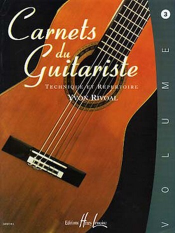 Cover: 9790230947831 | Carnets du guitariste Vol.3 | Yvon Rivoal | Buch | Lemoine