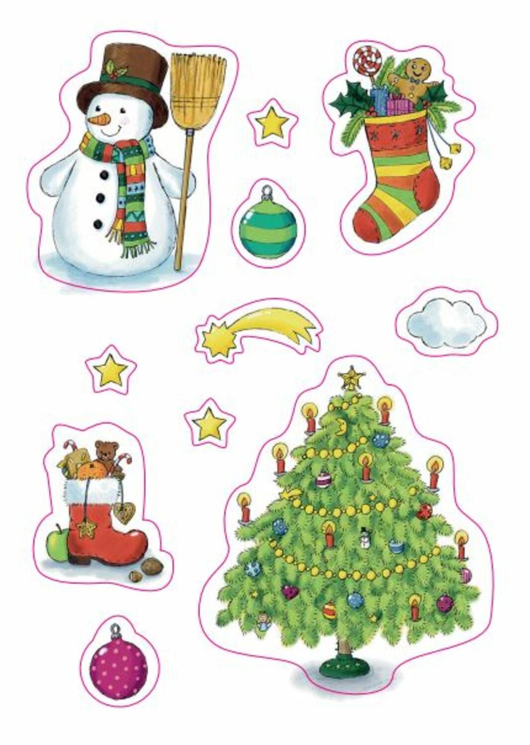 Bild: 4050003954189 | Sticker Frohe Weihnachten | Lena Maria Bellermann | Broschüre | 16 S.